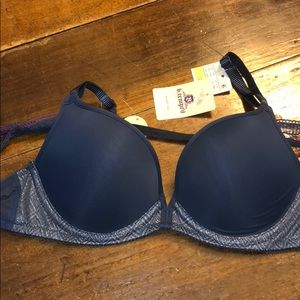 Brand new b.temped navy push-up bra size 34B